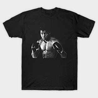 Muhammad Ali Retro Sketch Style T-Shirt